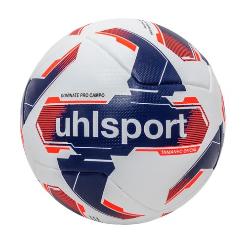 Bola de Futebol Campo Uhlsport Dominate Pro - Branco e Vermelho