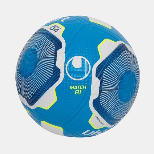 Bola de Futebol Campo Uhlsport Match R1 Infantil - Azul