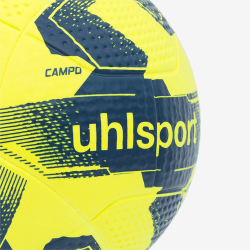 Bola de Futebol Campo Uhlsport Attack - Amarelo e Marinho