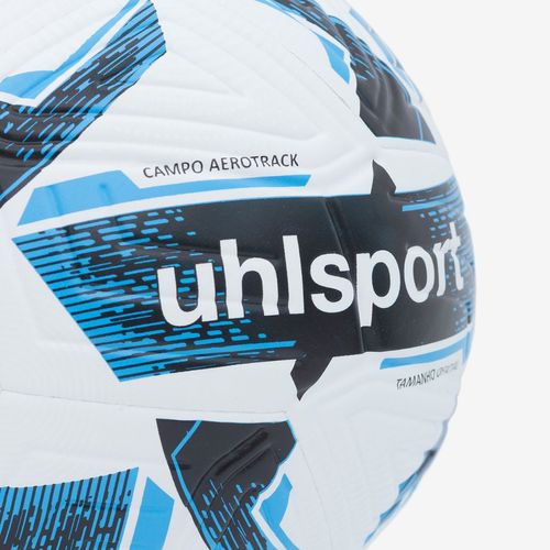 Bola de Futebol Campo uhlsport Aerotrack - Branco e Azul