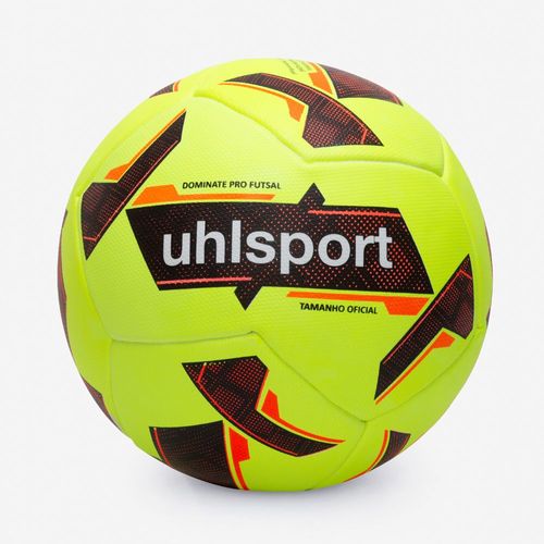 Bola de Futsal Uhlsport Dominate Pro - Amarelo e Vermelho