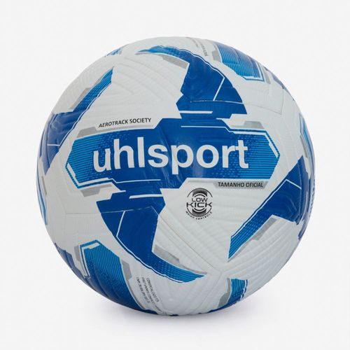 Bola de Futebol Society Uhlsport Aerotrack - Branco e Azul