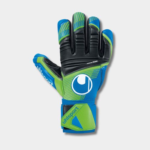 Luva De Goleiro uhlsport Aquasoft HN - Azul e Verde