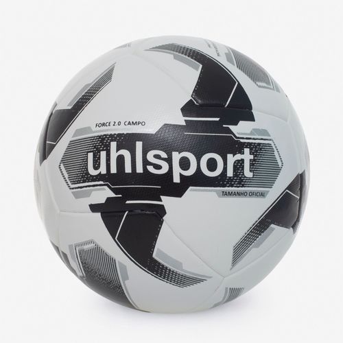Bola de Futebol Campo uhlsport Force 2.0 - Branco e Preto