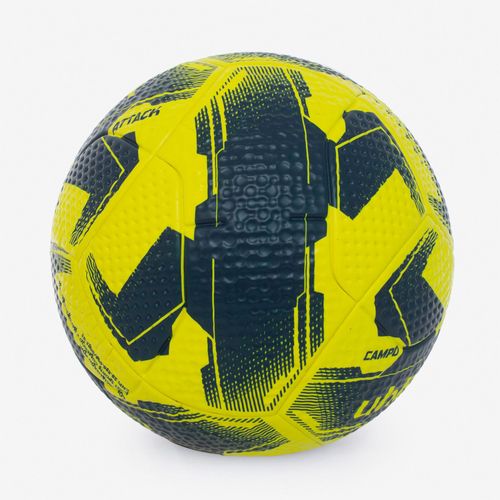 Bola de Futebol Campo Uhlsport Attack (Sub-07/Sub-09) - Amarelo e Marinho