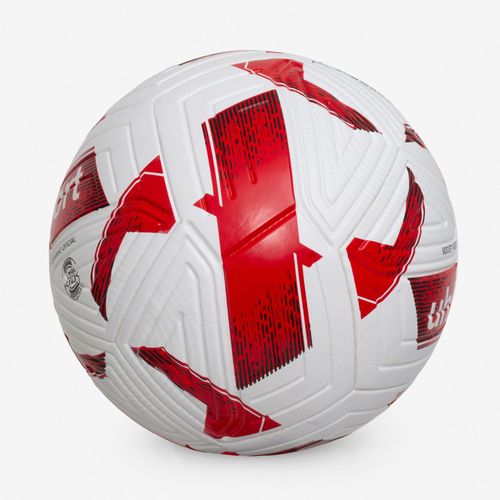 Bola de Futebol Society uhlsport Aerotrack - Branco e Vermelho