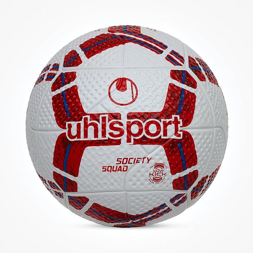Bola de Society uhlsport Squad - Branco e Vermelho