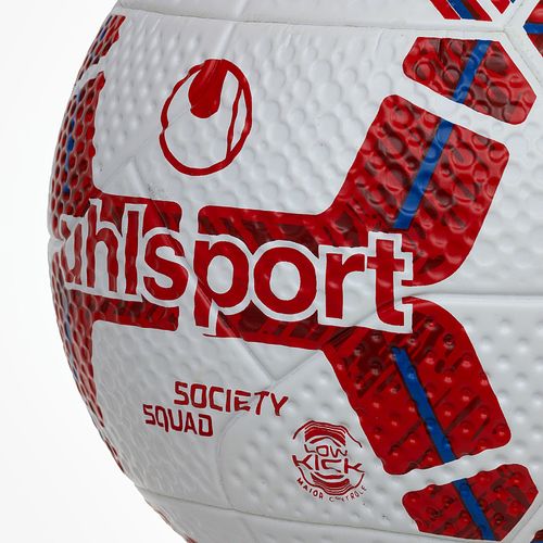 Bola de Society uhlsport Squad - Branco e Vermelho