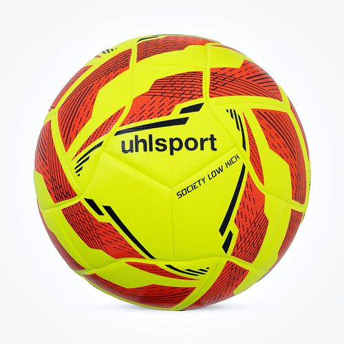 Bola de Futebol uhlsport Society Low Kick - Amarelo e Vermelho
