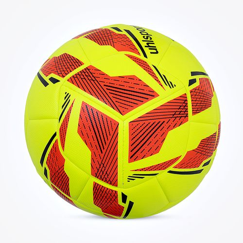 Bola de Futebol uhlsport Society Low Kick - Amarelo e Vermelho