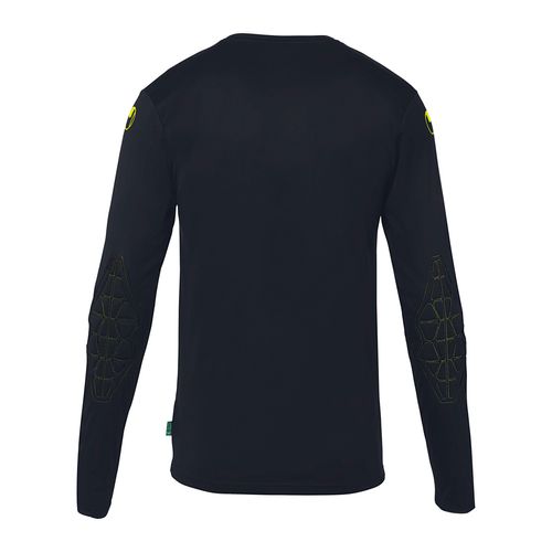 Camisa de Goleiro uhlsport Prediction Manga Longa - Azul Marinho e Amarelo