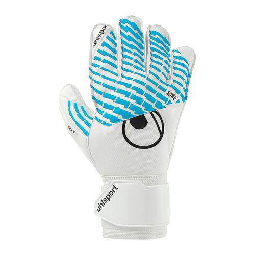Luva De Goleiro uhlsport CyberTEC Soft Pro - Branco e Azul