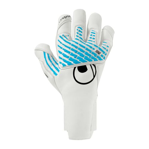 Luva De Goleiro uhlsport Cybertec Absolutgrip SC - Branco e Azul