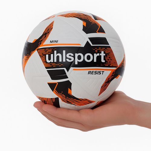 Mini Bola de Futebol uhlsport Resist Synergy - Branco e Vermelho