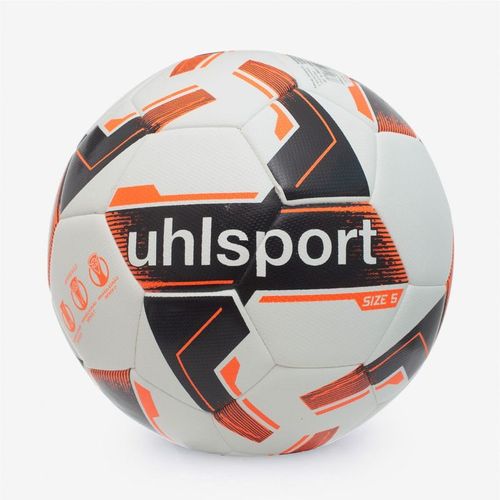 KIT Bola de Futebol Campo Uhlsport Resist Synergy + Bomba de Ar Cinza