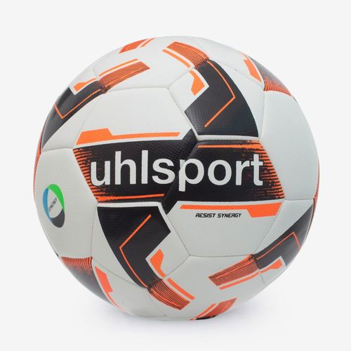KIT Bola de Futebol Campo Uhlsport Resist Synergy + Bomba de Ar Transparente